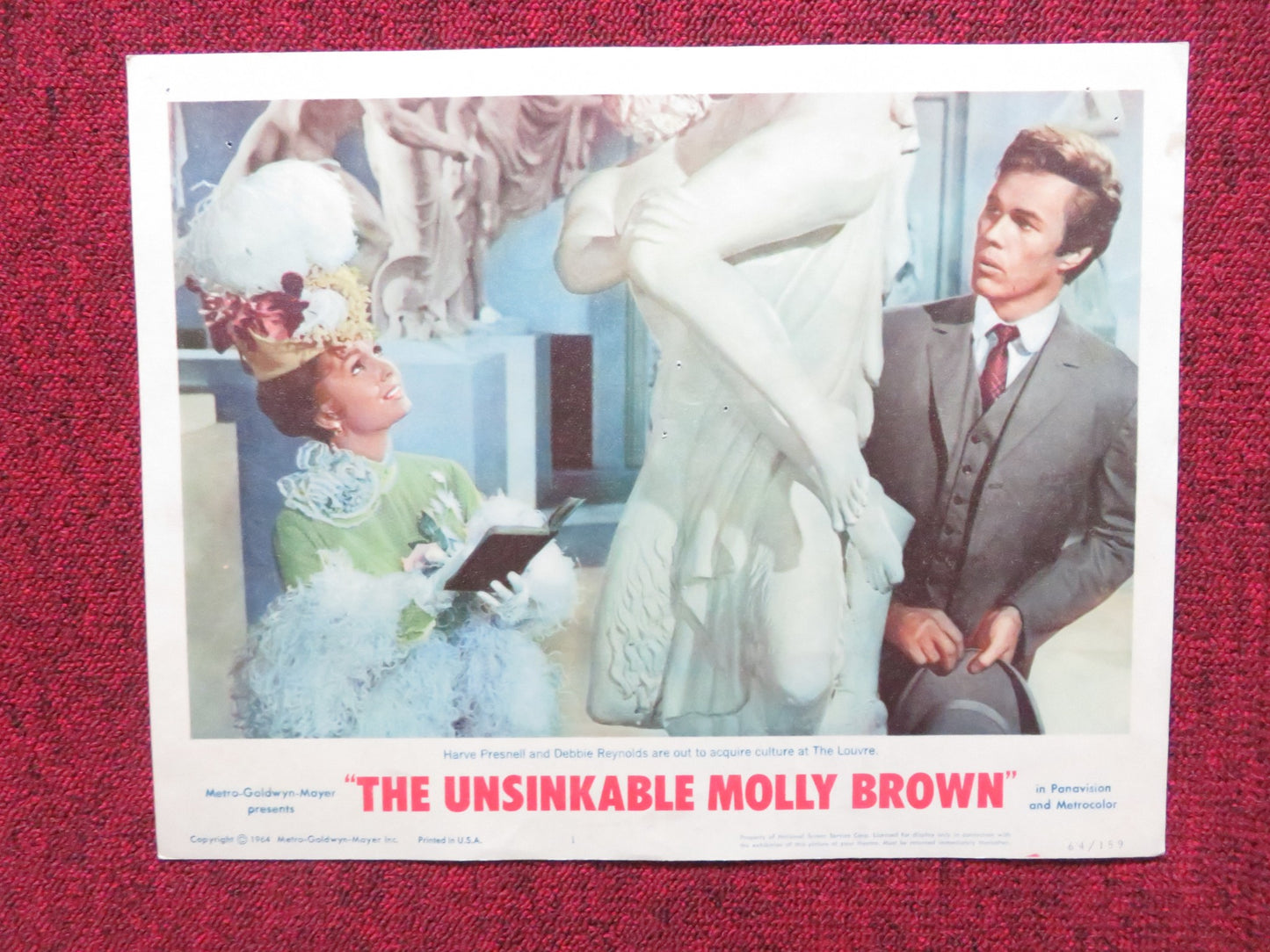 THE UNSINKABLE MOLLY BROWN US LOBBY CARD FULL SET DEBBIE REYNOLDS 1964