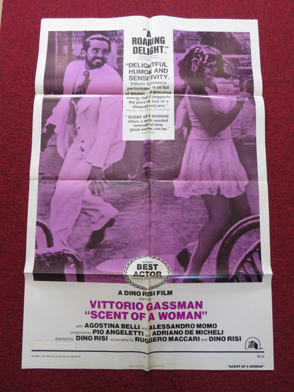 SCENT OF A WOMAN FOLDED US ONE SHEET POSTER VITTORIO GASSMAN 1976