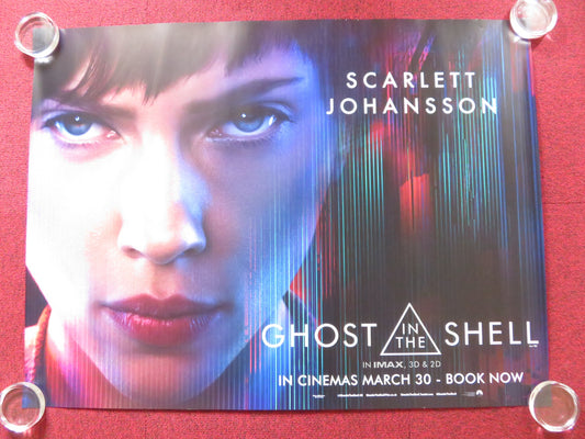 GHOST IN THE SHELL UK QUAD (30"x 40") ROLLED POSTER SCARLETT JOHANSSON 2017