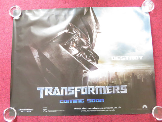 TRANSFORMERS - B UK QUAD (30"x 40") ROLLED POSTER SHIA LABEOUF MEGAN FOX 2007