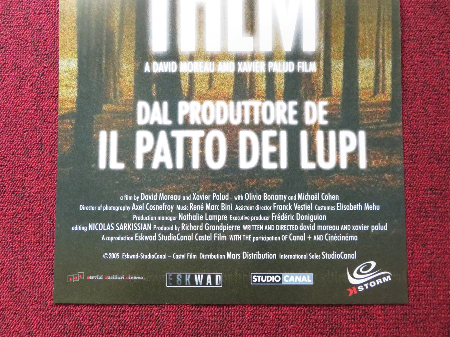 THEM ITALIAN LOCANDINA POSTER OLIVIA BONAMY MICHAEL COHEN 2005