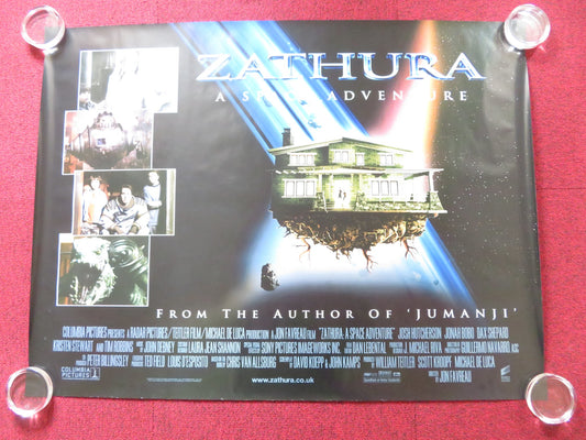 ZATHURA: A SPACE ADVENTURE - B UK QUAD (30"x 40") ROLLED POSTER JONAH BOBO 2005