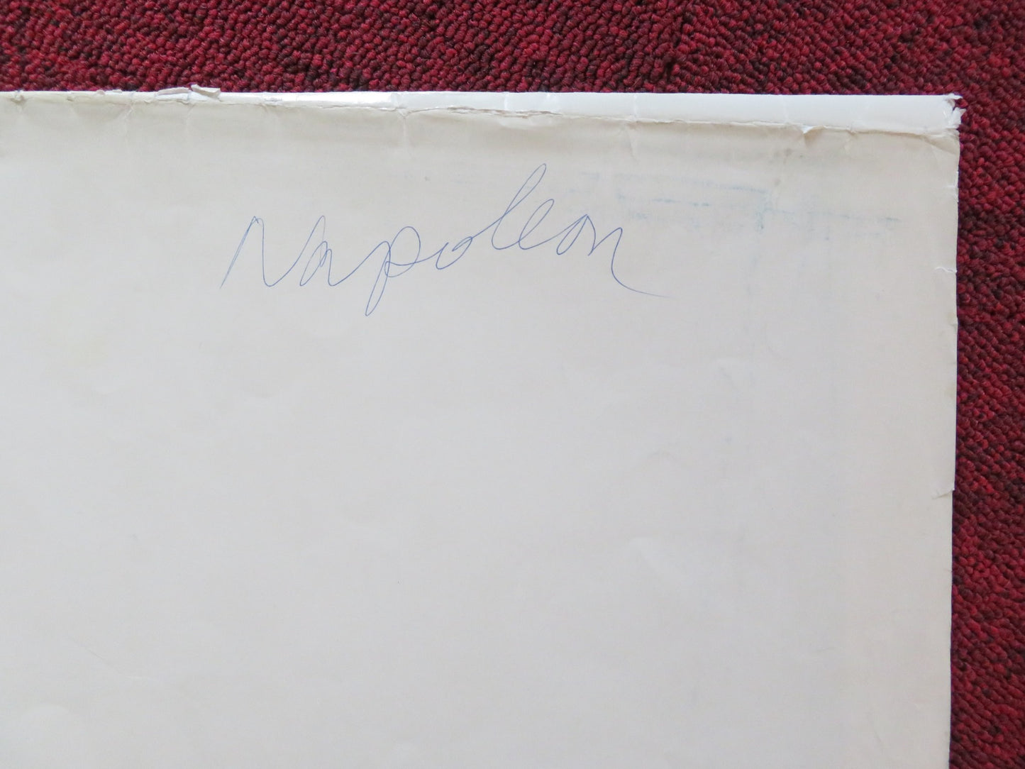 NAPOLEON FOLDED US ONE SHEET POSTER ALBERT DIEUDONNE VLADIMIR ROUDENKO R1981