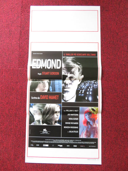 EDMOND ITALIAN LOCANDINA POSTER WILLIAM H. MACY FRANCES BAY 2005