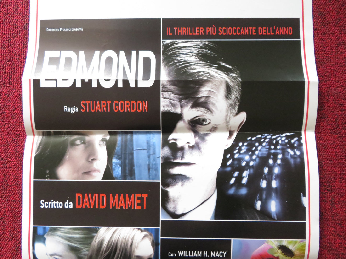 EDMOND ITALIAN LOCANDINA POSTER WILLIAM H. MACY FRANCES BAY 2005