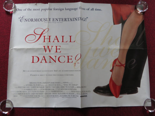 SHALL WE DANCE UK QUAD (30"x 40") ROLLED POSTER KOJI YAKUSHO T. KUSAKARI 1997