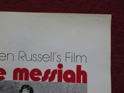 SAVAGE MESSIAH FOLDED US ONE SHEET POSTER DOROTHY TUTIN SCOTT ANTHONY 1972