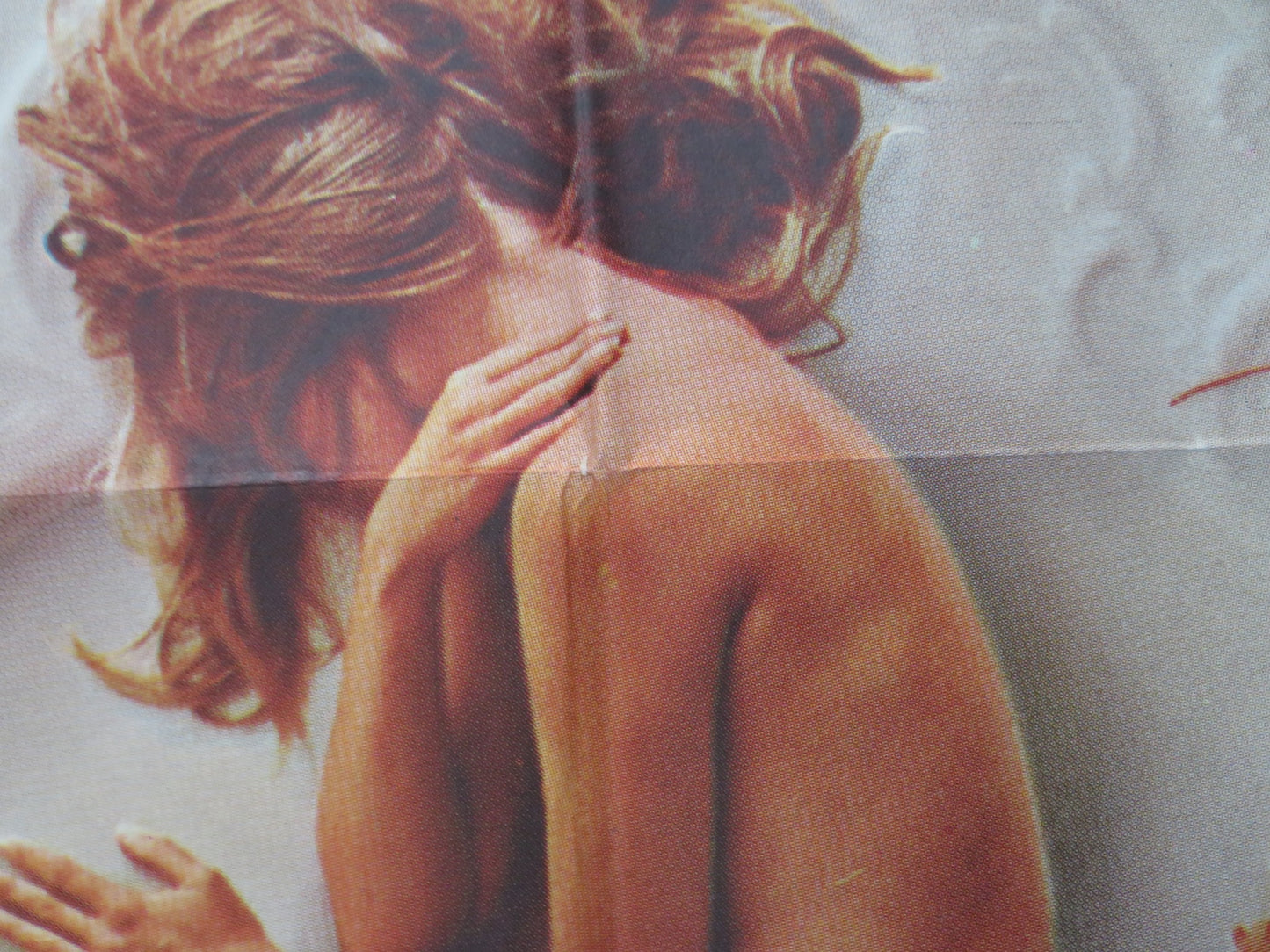 SEX AND VIOLENCE FOLDED SPANISH POSTER MARINA LANGER XABIER ELORRIAGA 1978