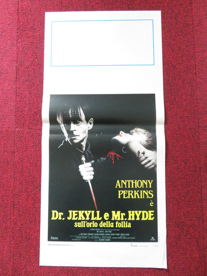 DR. JEKYLL E MR. HYDE ITALIAN LOCANDINA POSTER ANTHONY PERKINS G. BARBER 1989