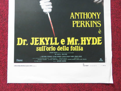 DR. JEKYLL E MR. HYDE ITALIAN LOCANDINA POSTER ANTHONY PERKINS G. BARBER 1989