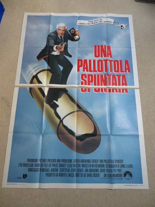 THE NAKED GUN ITALIAN 4 FOGLIO POSTER LESLIE NIELSON PRISCILLA PRESLEY  1989