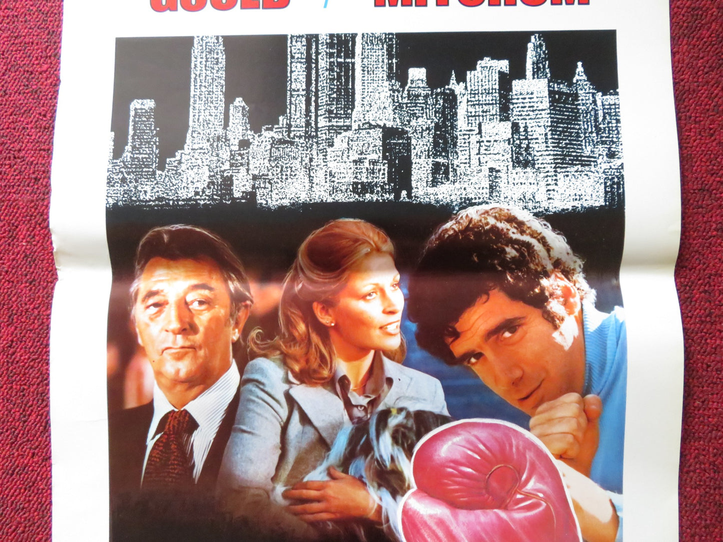 UPPERCUT ITALIAN LOCANDINA POSTER ELLIOTT GOULD ROBERT MITCHUM 1978