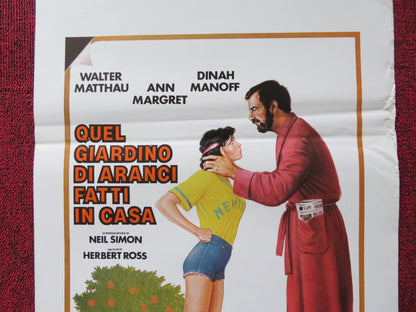 I OUGHT TO BE IN PICTURES ITALIAN LOCANDINA POSTER WALTER MATTHAU 1982