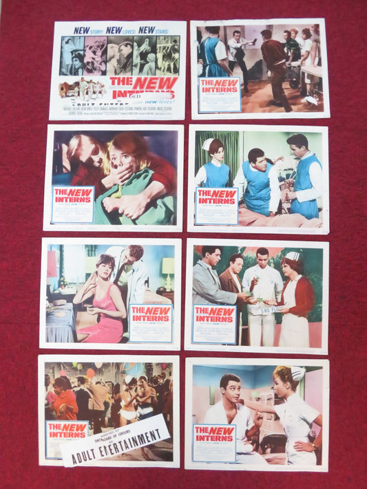 THE NEW INTERNS US LOBBY CARD FULL SET MICHAEL CALLAN DEAN JONES 1964