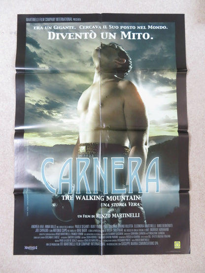 CARNERA THE WALKING MOUNTAIN ITALIAN 2 FOGLIO POSTER ANDREA LAIA ANNA VALLE 2008