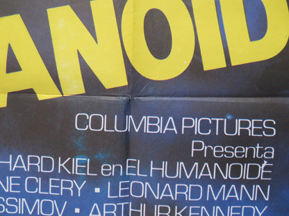 THE HUMANOID FOLDED SPANISH POSTER RICHARD KIEL CORRINE CLERY 1979