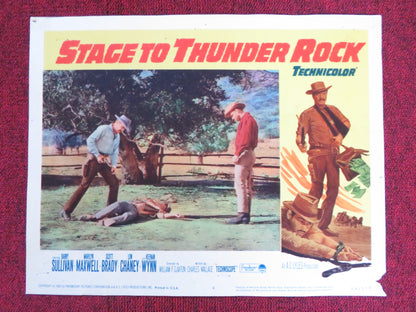 STAGE TO THUNDER ROCK US LOBBY CARD FULL SET BARRY SULLIVAN MARILYN MAXWELL 1964