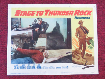 STAGE TO THUNDER ROCK US LOBBY CARD FULL SET BARRY SULLIVAN MARILYN MAXWELL 1964