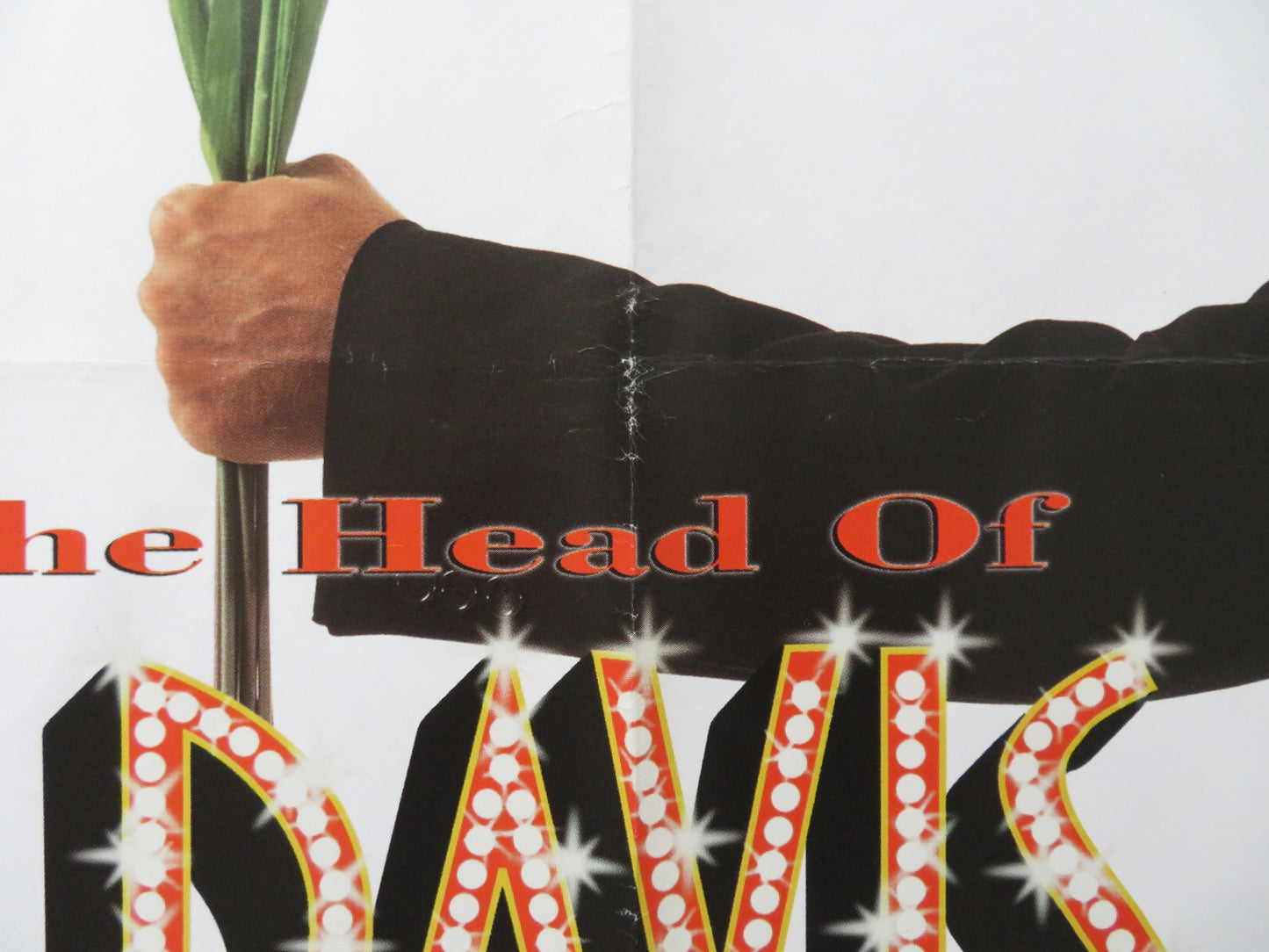 BRING ME THE HEAD OF MAVIS DAVIS UK QUAD (30"x 40") ROLLED POSTER RIK MAYALL '97