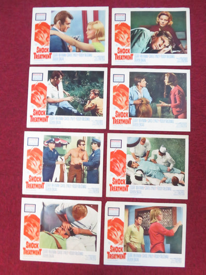 SHOCK TREATMENT US LOBBY CARD FULL SET STUART WHITMAN CAROL LYNLEY 1964