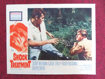 SHOCK TREATMENT US LOBBY CARD FULL SET STUART WHITMAN CAROL LYNLEY 1964