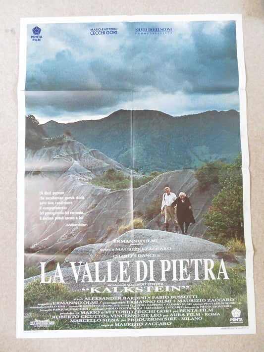 LA VALLE DI PIETRA ITALIAN 2 FOGLIO POSTER CHARLES DANCE ALEKSANDER BARDINI 1992