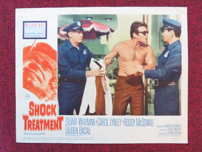 SHOCK TREATMENT US LOBBY CARD FULL SET STUART WHITMAN CAROL LYNLEY 1964