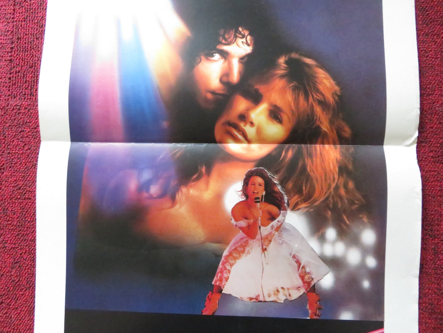 CRYSTAL HEART ITALIAN LOCANDINA POSTER LEE CURRERI TAWNY KITAEN 1986