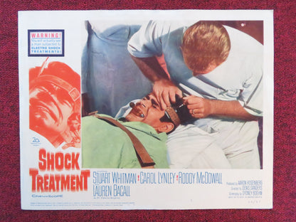 SHOCK TREATMENT US LOBBY CARD FULL SET STUART WHITMAN CAROL LYNLEY 1964