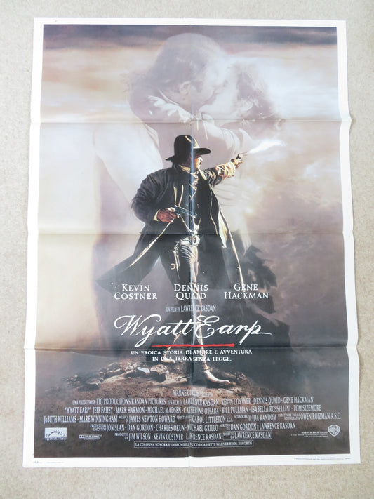 WYATT EARP ITALIAN 2 FOGLIO POSTER KEVIN COSTNER GENE HACKMAN 1994