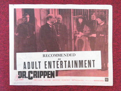 DR. CRIPPEN US LOBBY CARD FULL SET DONALD PLEASENCE SAMANTHA EGGAR 1964