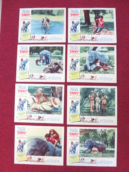 TAFFY AND THE JUNGLE HUNTER US LOBBY CARD FULL SET JACQUES BERGERAC 1965