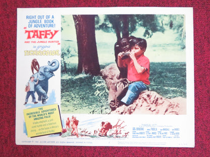 TAFFY AND THE JUNGLE HUNTER US LOBBY CARD FULL SET JACQUES BERGERAC 1965