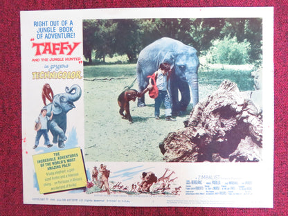 TAFFY AND THE JUNGLE HUNTER US LOBBY CARD FULL SET JACQUES BERGERAC 1965