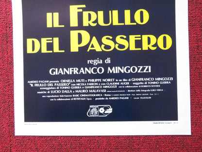 THE SPARROW'S FLUTTERING ITALIAN LOCANDINA POSTER ORNELLA MUTI P. NOIRET 1988