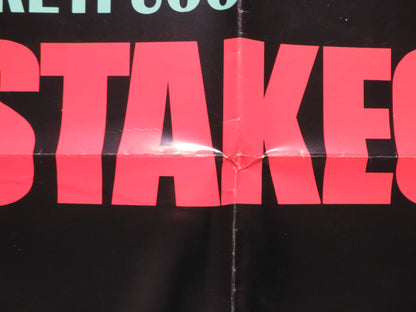 STAKEOUT VHS POSTER UK QUAD POSTER FOLDED RICHARD DREYFUSS EMILIO ESTEVEZ 1987