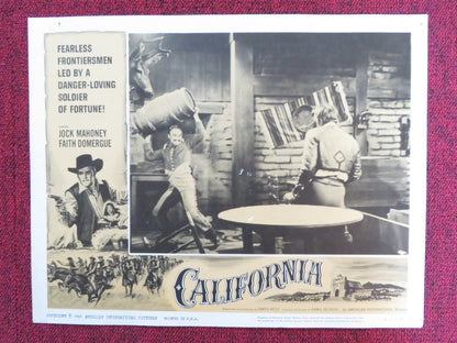 CALIFORNIA US LOBBY CARD FULL SET JOCK MAHONEY FAITH DOMERGUE 1963