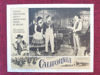 CALIFORNIA US LOBBY CARD FULL SET JOCK MAHONEY FAITH DOMERGUE 1963