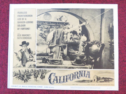 CALIFORNIA US LOBBY CARD FULL SET JOCK MAHONEY FAITH DOMERGUE 1963