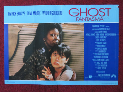 GHOST - A ITALIAN FOTOBUSTA POSTER PATRICK SWAYZE DEMI MOORE 1990