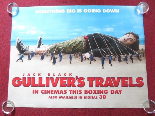 GULLIVER'S TRAVELS UK QUAD (30"x 40") ROLLED POSTER JACK BLACK EMILY BLUNT 2010