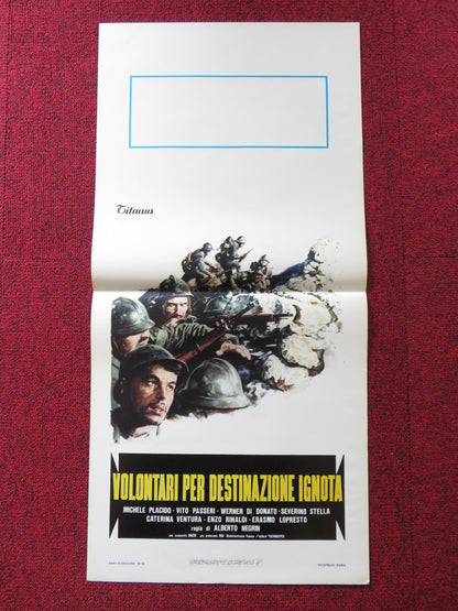 VOLONTARI PER DESTINAZIONE IGNOTA ITALIAN LOCANDINA POSTER CHIAPPERINI 1979