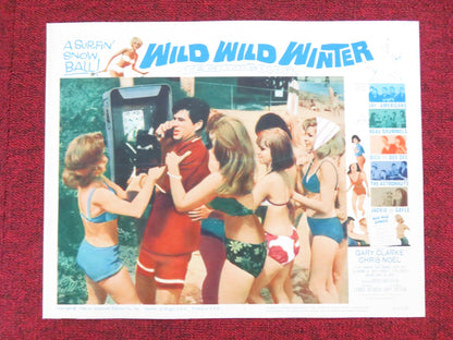 WILD WILD WINTER US LOBBY CARD FULL SET GARY CLARKE CHRIS NOEL 1966