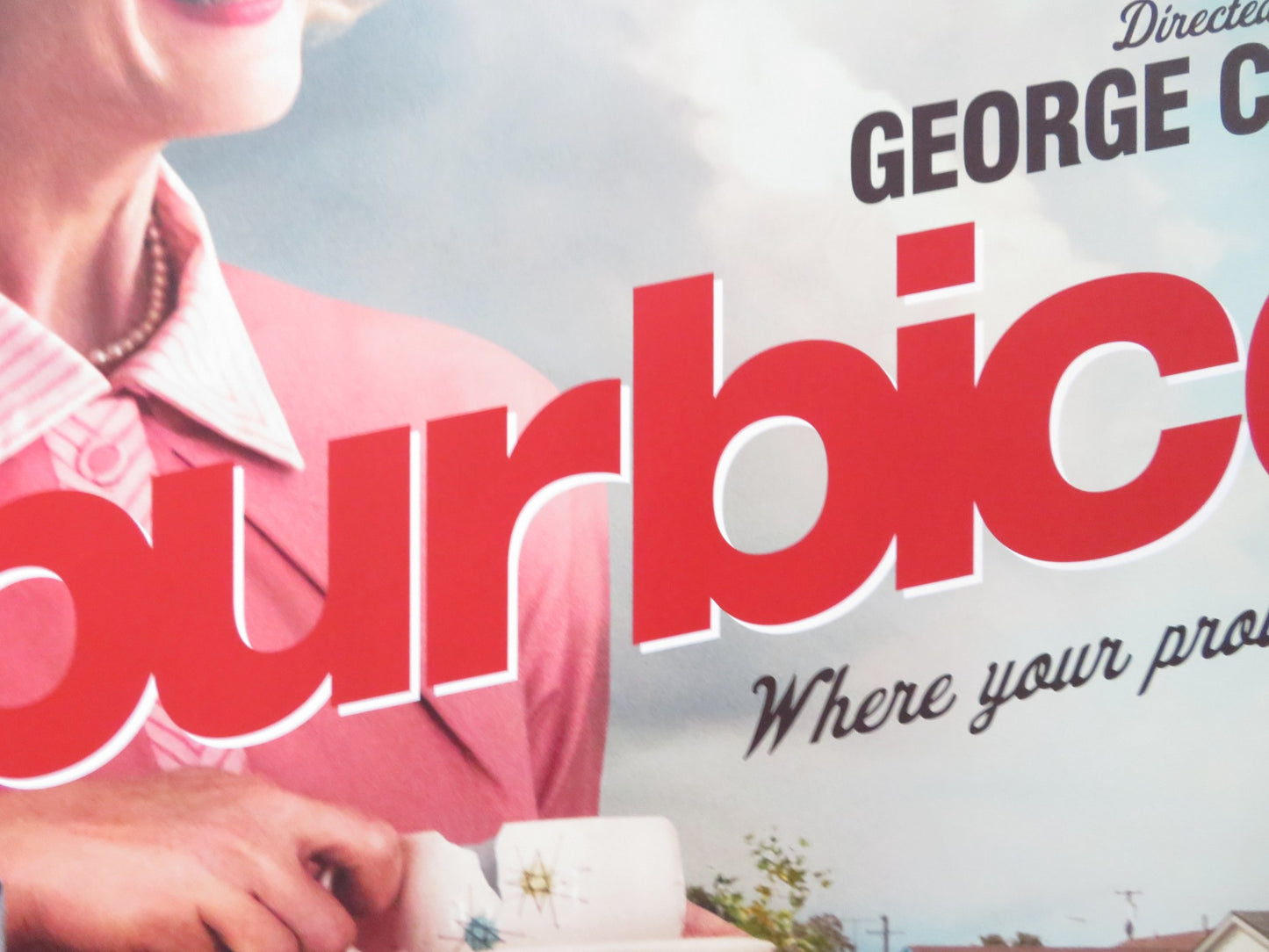 SUBURBICON UK QUAD (30"x 40") ROLLED POSTER MATT DAMON JULIANNE MOORE 2017