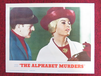 THE ALPHABET MURDERS US LOBBY CARD FULL SET TONY RANDALL ANITA EKBERG 1965