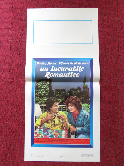 LOVESICK ITALIAN LOCANDINA POSTER DUDLEY MOORE ELIZABETH MCGOVERN 1983