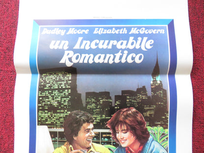 LOVESICK ITALIAN LOCANDINA POSTER DUDLEY MOORE ELIZABETH MCGOVERN 1983