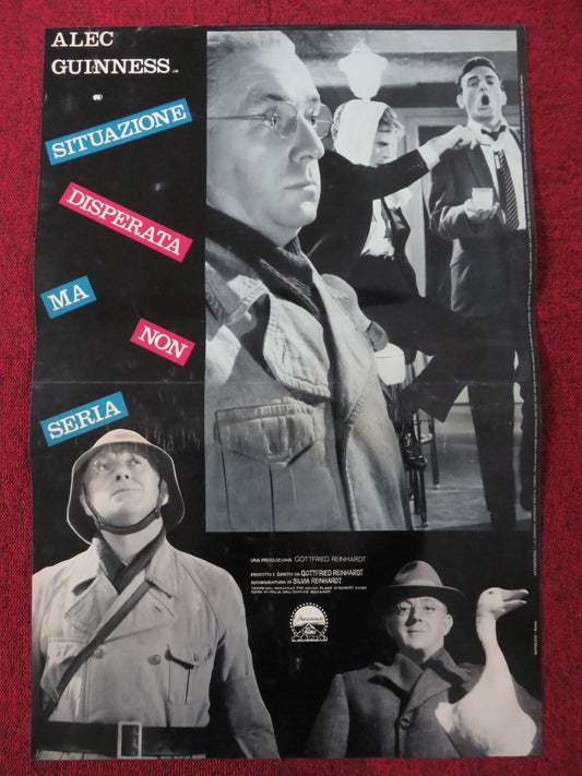 SITUATION HOPELESS - BUT NOT SERIOUS -  B ITALIAN FOTOBUSTA POSTER GUINNESS 1965