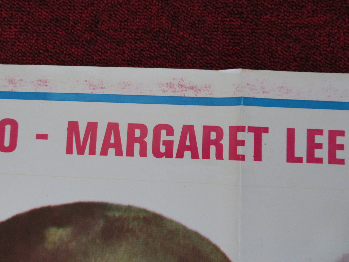 FIVE FOR HELL FOLDED LEBANESE POSTER GIANNI GARKO MARGARET LEE 1969