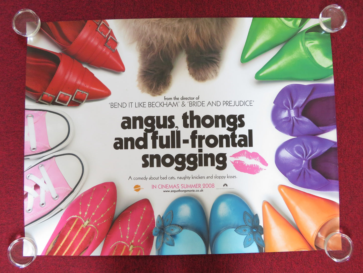 ANGUS, THONGS AND FULL-FRONTAL SNOGGING - B UK QUAD (30"x 40") ROLLED POSTER '08